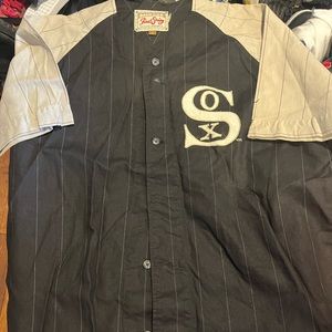 Chicago White Socks Button Up Vintage Jersey Size Large